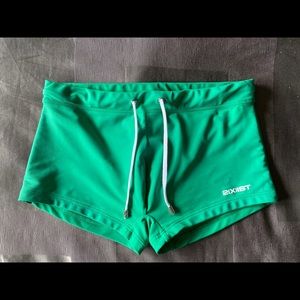 Mens medium 2Xist square cut swim brief
